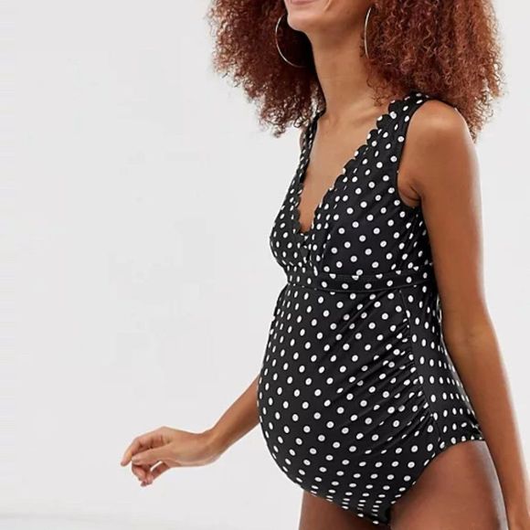peek & beau Other - NWT Peek & Beau Eco Exclusive Maternity Scallop swimsuit